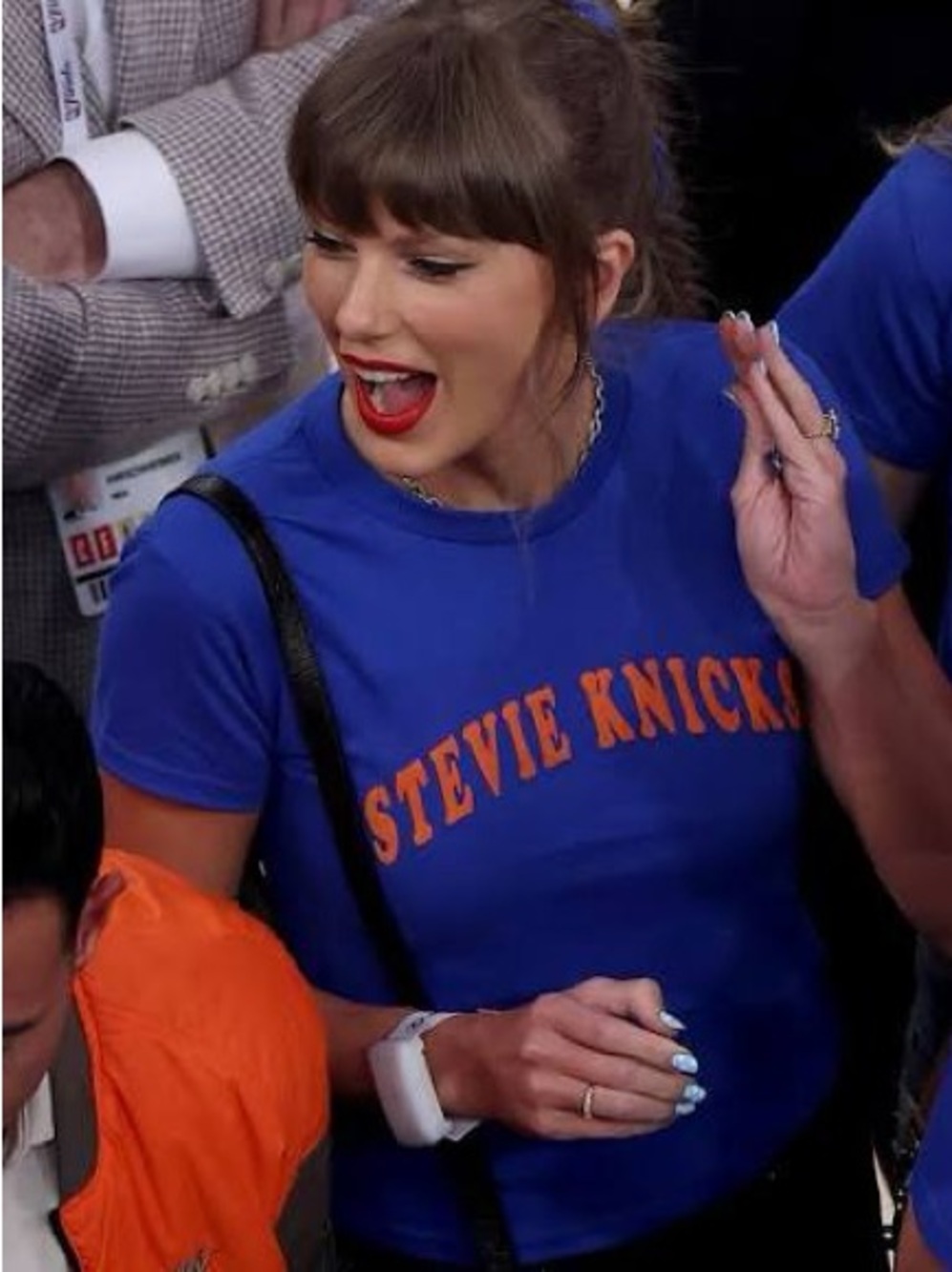 Stevie Knicks Blue Graphic Tee